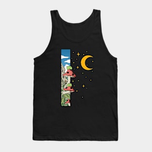 Tiny cottagecore frogs Tank Top